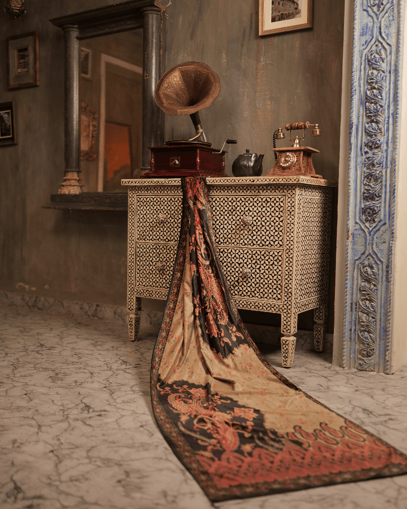 Amara Velvet Black Palazzo Set