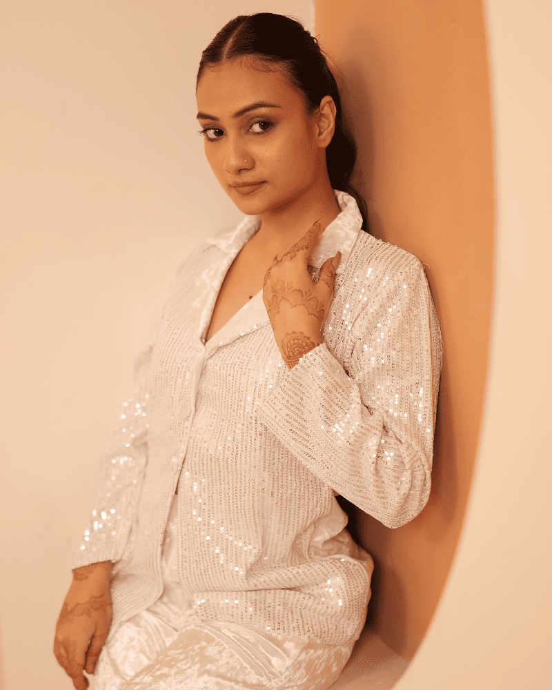 Sahar Velvet Sequin Cordset