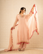 Inayat Tissue Blush Pink Kurta Set